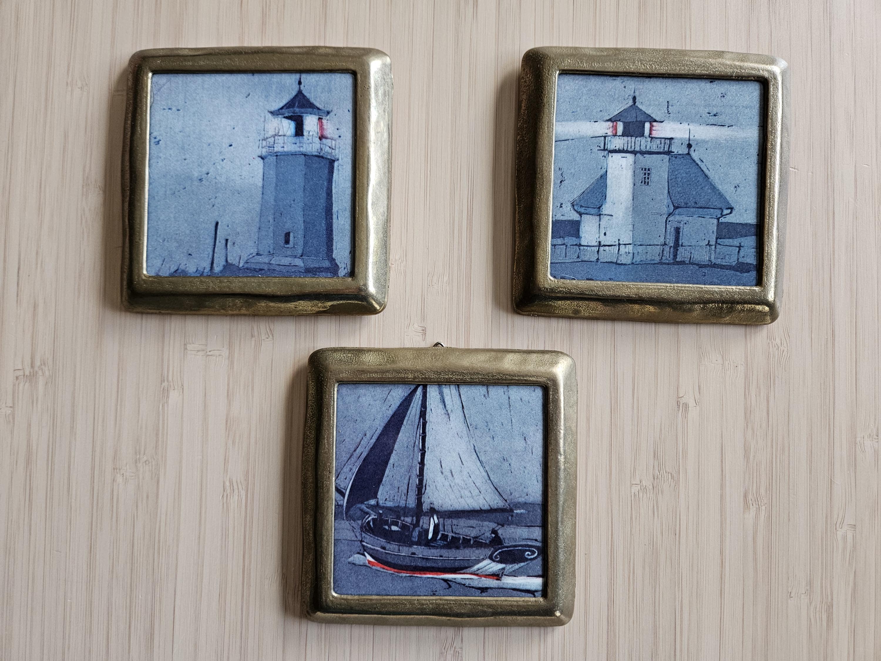 3 Ernst Pohlmann Ceramic Wall Decor/lighthouse/solitude - Etsy