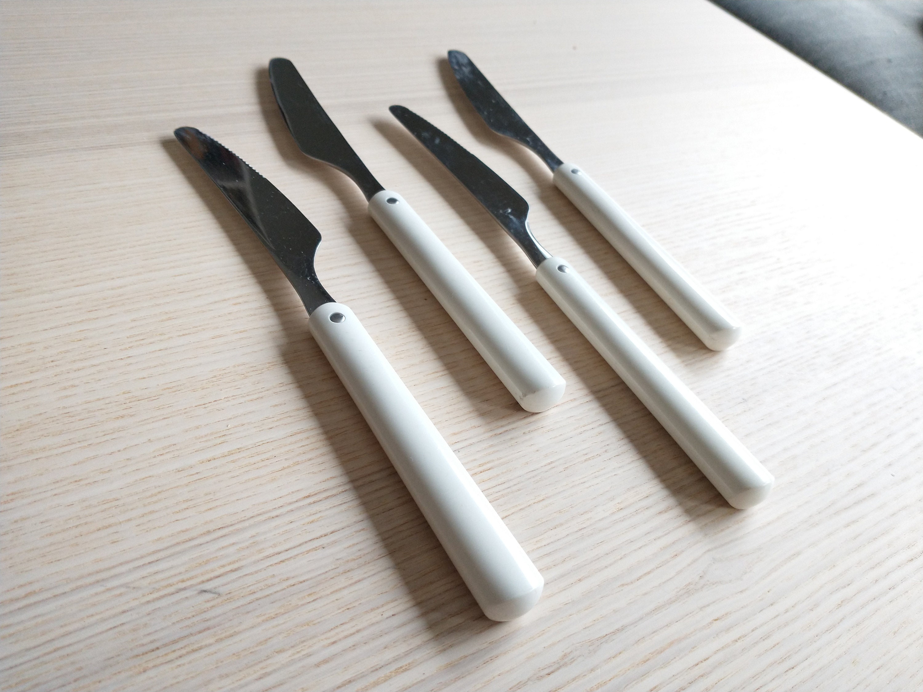 4er Set Hackman Finland Tafelmesser, Nordic Design, Vintage Besteck ...