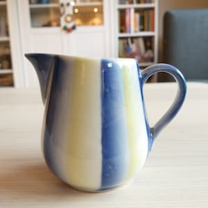 Germany, Weimar Republic Art Deco Airbrushed Creamer