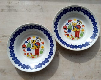 Single Children's Bowl, Stavangerflint, Norway, Scandinavian, Vintage