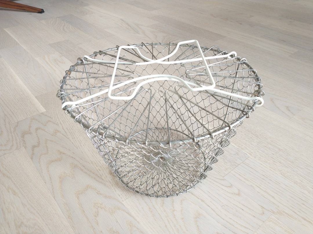 Collapsible Wire Egg Basket Boil Eggs Basket in the Pot Etsy