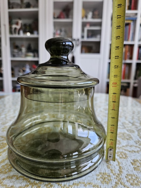 Hadeland Glass ノルウェー蓋ガラスジャー/北欧デザイン/ギフト - Etsy