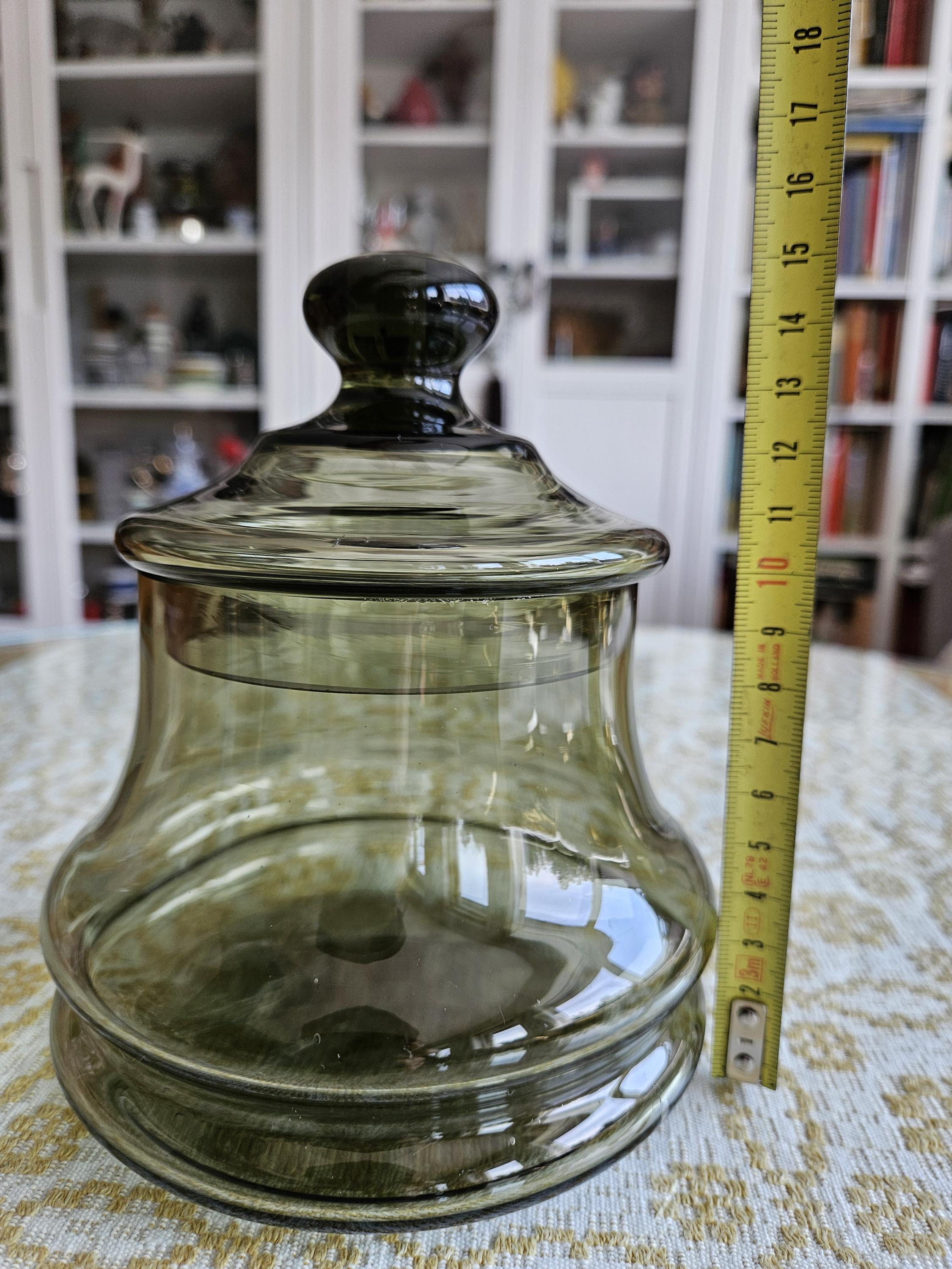 Hadeland Glass ノルウェー蓋ガラスジャー/北欧デザイン/ギフト - Etsy