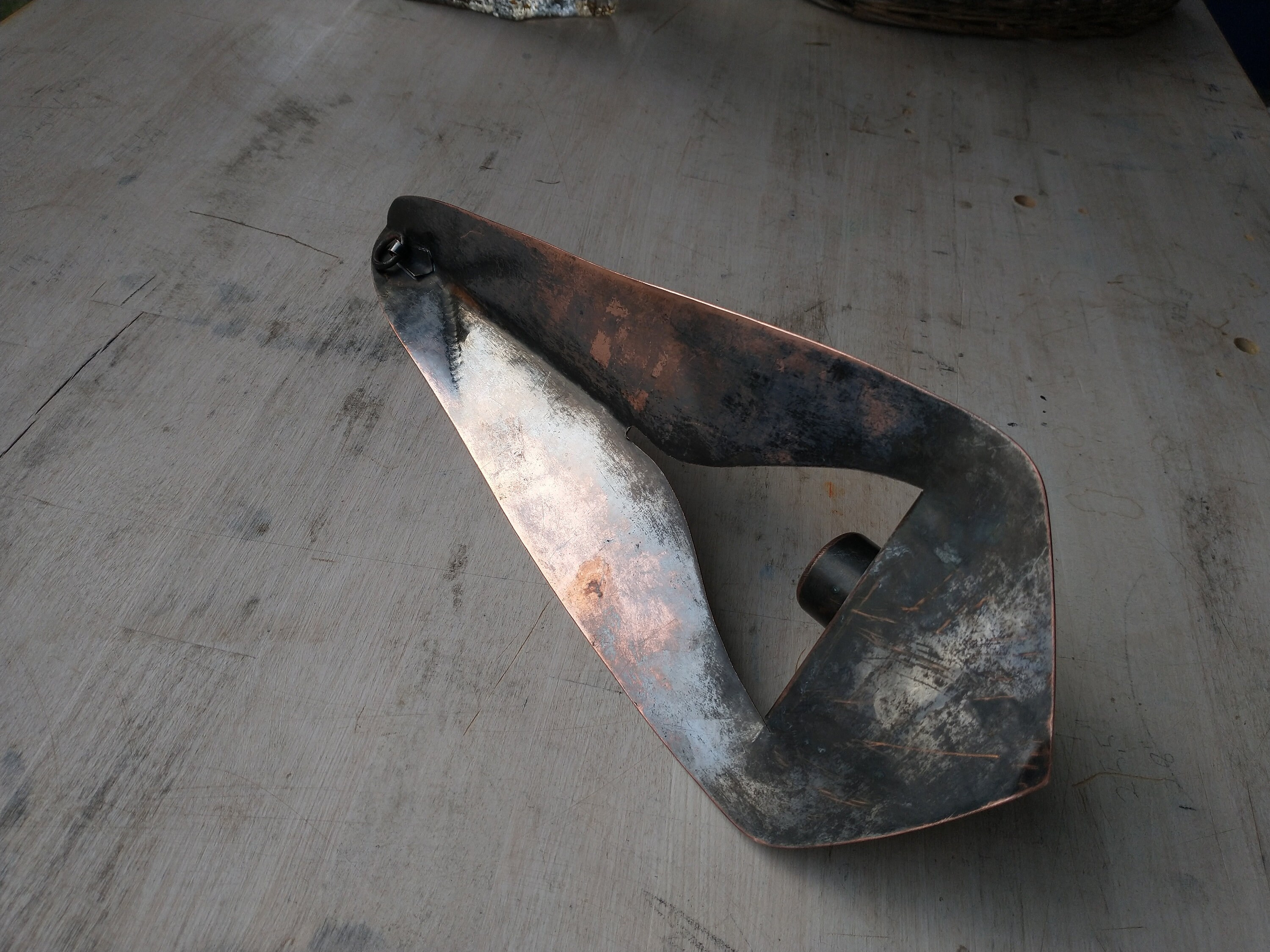 Unique Hammered Copper Candle Sconce Etsy