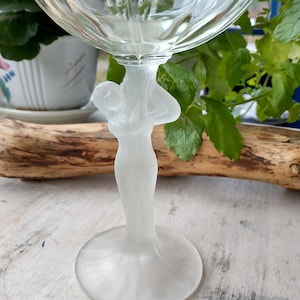 Art Nouveau Frosted Glass Bonbon Dish, Wedding Gift