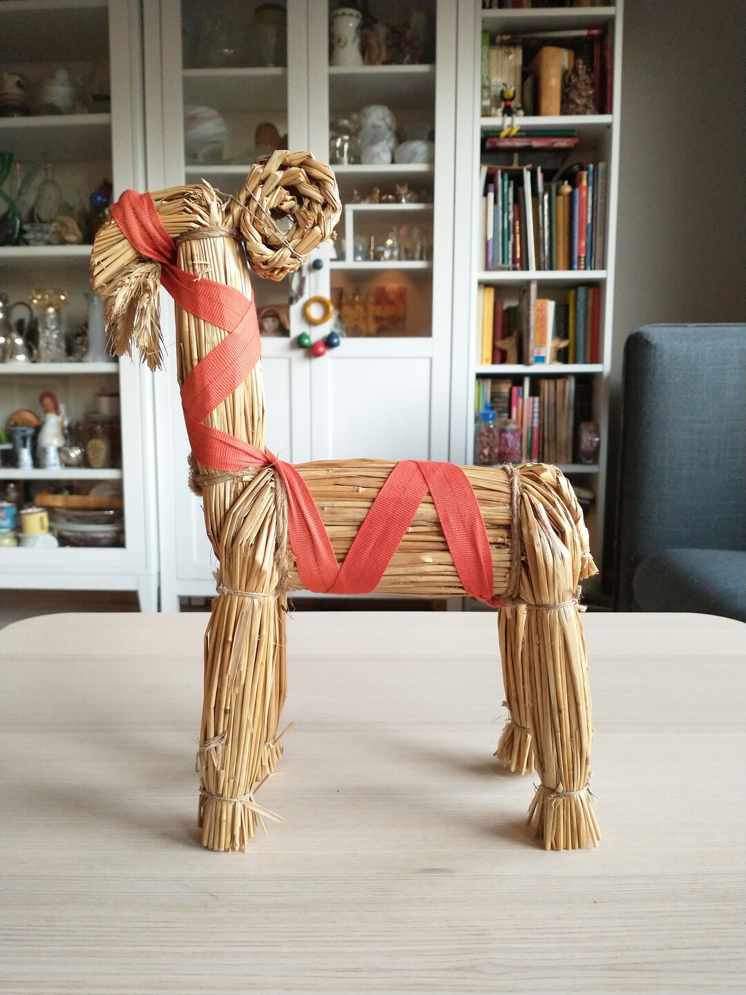 Scandinavian Yule Goat Straw Christmas Ornament Decor Gift Etsy