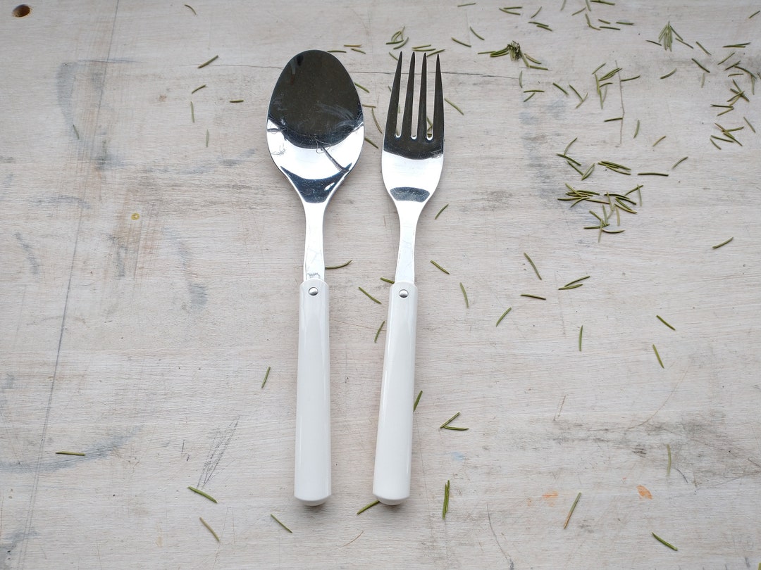 Hackman Finland, Elegant Ivory-white Salad Serving Set - Etsy Hong
