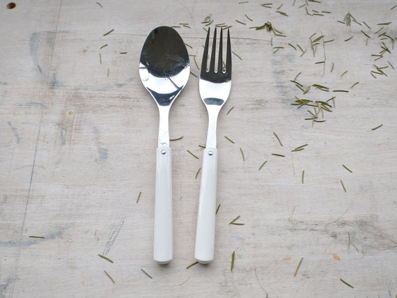Hackman Finland, Elegant Ivory-white Salad Serving Set - Etsy Hong