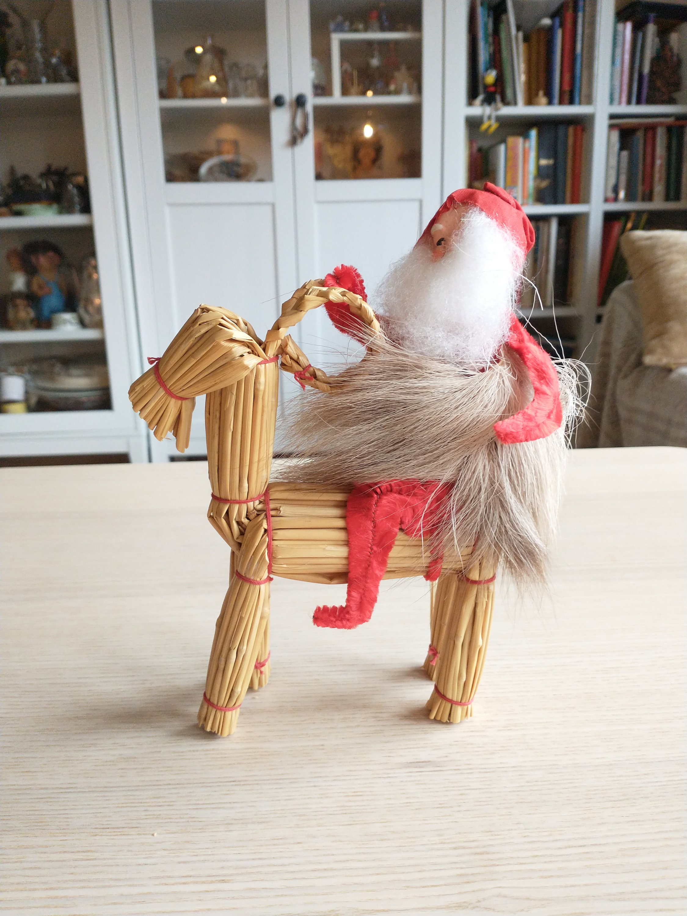 Julenissen and Yule Goat / Chenille Pipe Cleaner Santa