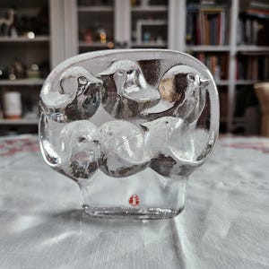 Jorma Vennola For iittala Finland/Glass Paperweight/Nordic Design