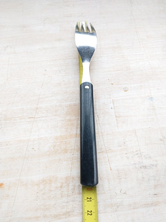 Rare Vintage Hackman Finland, Flatware for 5, Black, Finnish Rare Vintage Hackman Finland, Flatware for 5, Black, Finnish