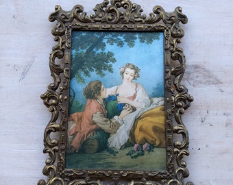 Italian Reproduction of Classic Painting, Wall Decor, Rococo