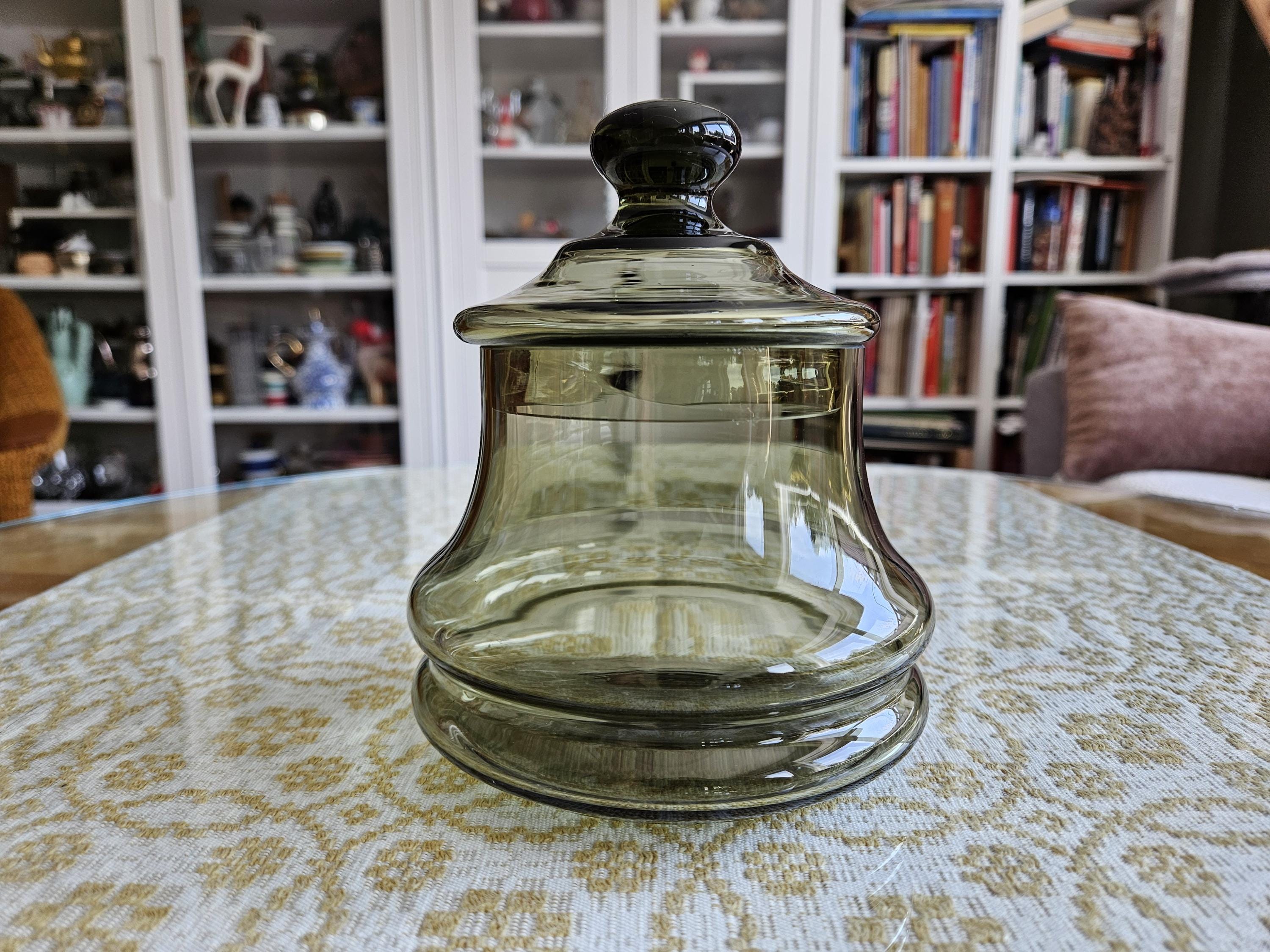 Hadeland Glass ノルウェー蓋ガラスジャー/北欧デザイン/ギフト - Etsy