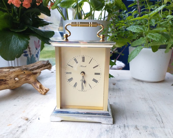 Kienzle Quartz Carriage Clock, Germany, Desk Clock Etsy