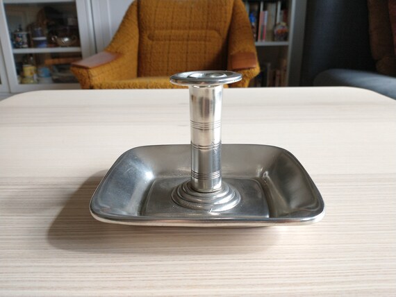 Vintage Askvoll Brug Norway Pewter Candlestick Holder - Etsy