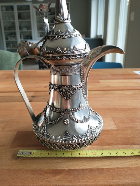 Details about   Arabic coffee Pot Dallah flask dallah Elegant design arabic 81574 