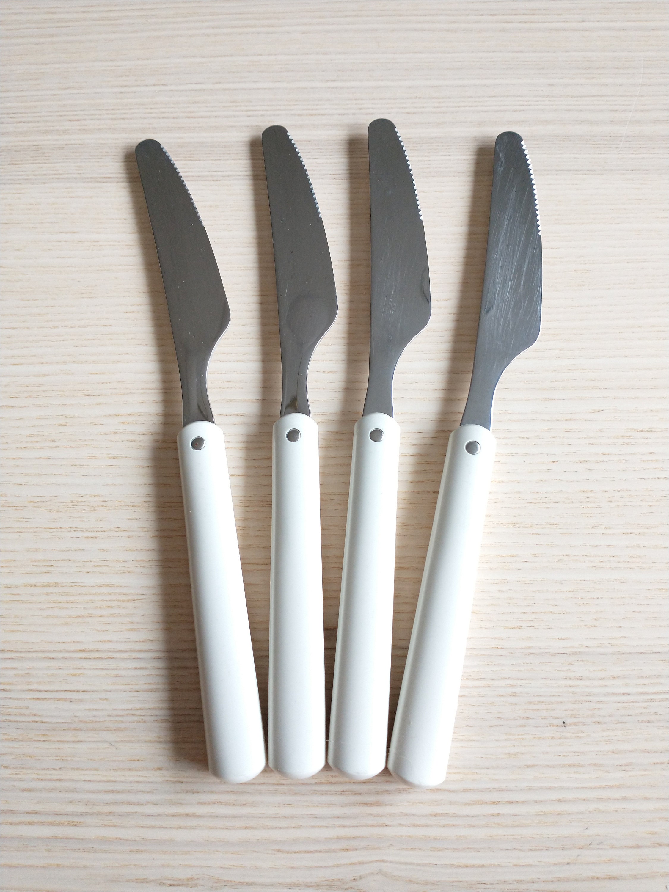 4er Set Hackman Finland Tafelmesser, Nordic Design, Vintage Besteck ...