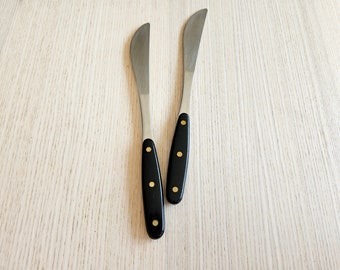 Pair Hackman Finland Table Knives/Original/Mid-century Flatware