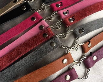 Cute heart kink kitten collars for people on a budget, but still wanting quality and real leather/suede. Heart collar and color options