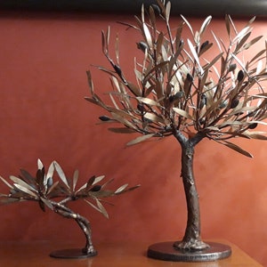 Bronze Olivenbaum, Olivenbaum, Bronzebaum, Wohnkultur, Dekoration Geschenk, Baum Skulptur, Geschenkidee, Skulptur, Baum des Lebens Ellina&#39;s Treasures