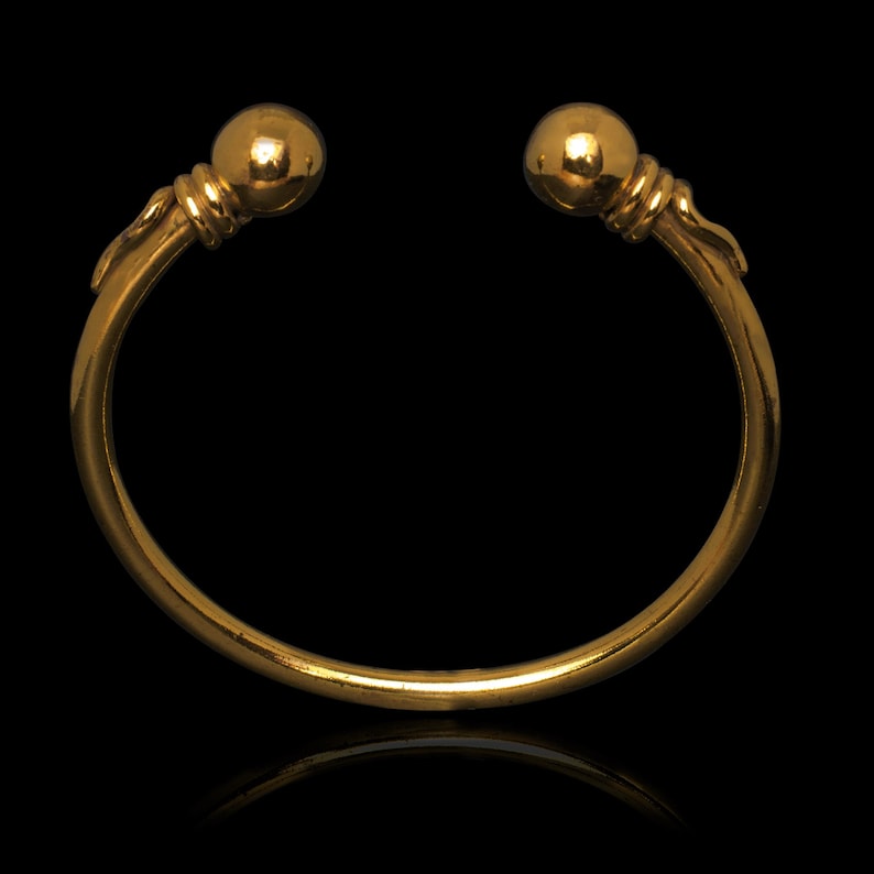 Balls Cuff Gold Cuff Bracelet Minimal Stack Bangle Cuff Etsy