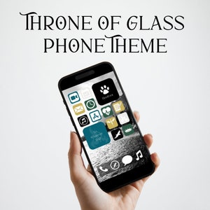 Throne of Glass - Bookish Lands Inspired iPhone Theme - TOG iOS 15 App icons Theme Pack, App Icon Bundle, Wallpaper & Widgets