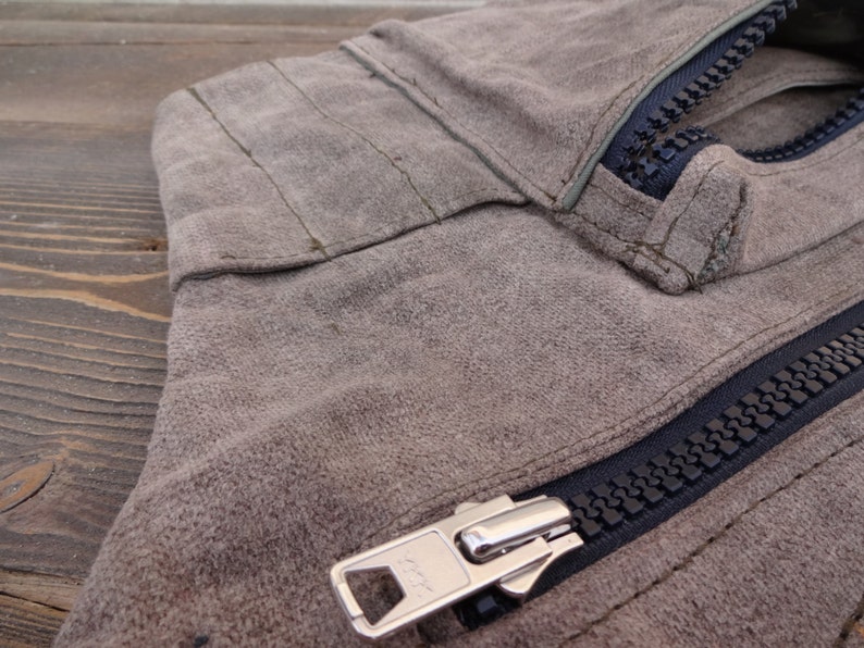 Waxed Canvas Utility Bag Belt Bag Travel Pouch Sandy Gray - Etsy