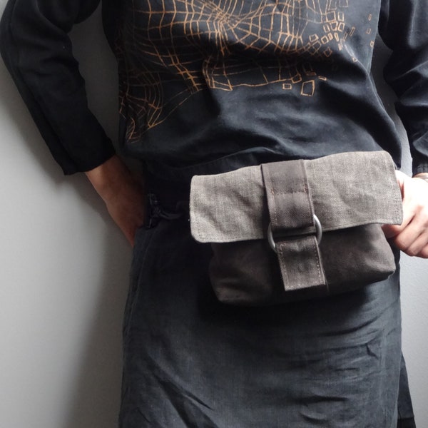 Canvas Hip Bag Etsy