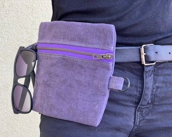 Waxed canvas Waist bag