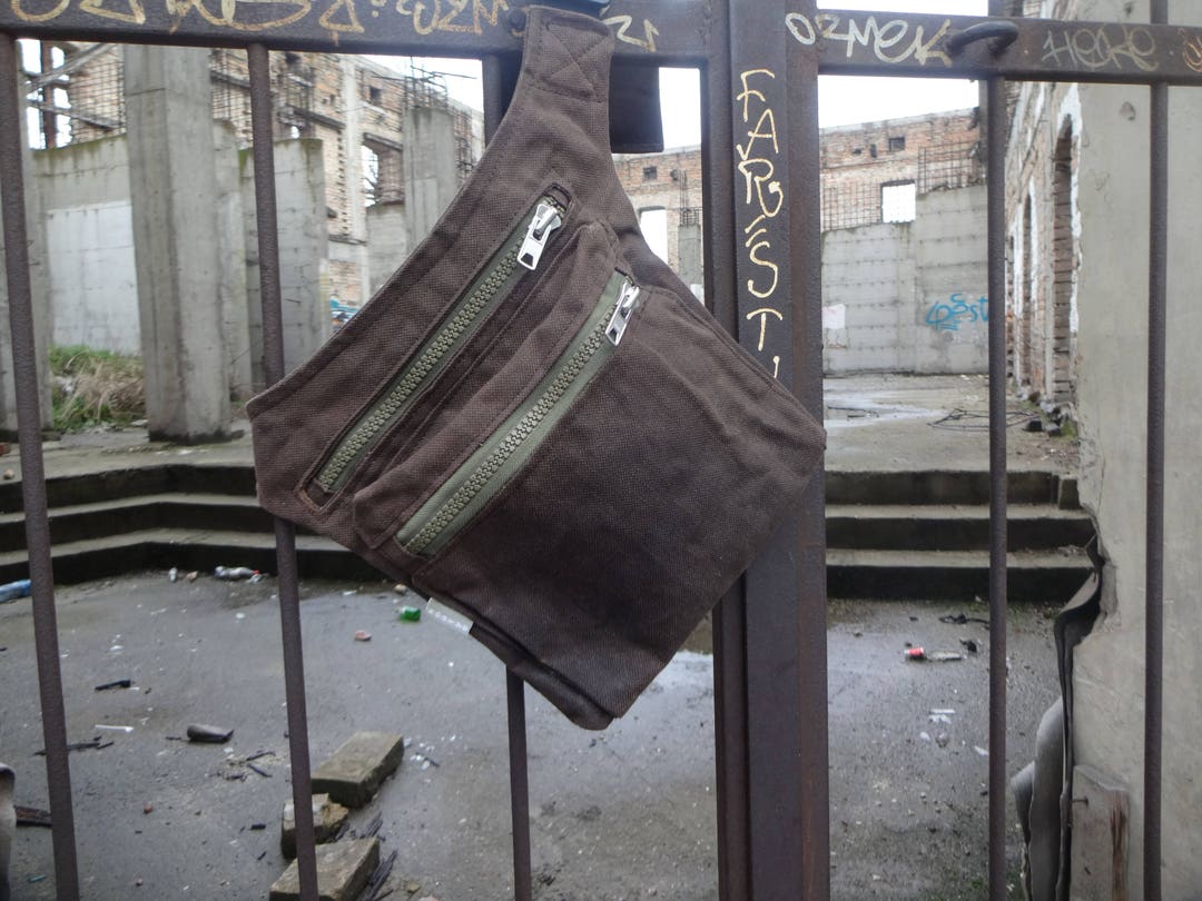 •FESTIVAL PACK - ROAN• waxed canvas fanny/crossbody