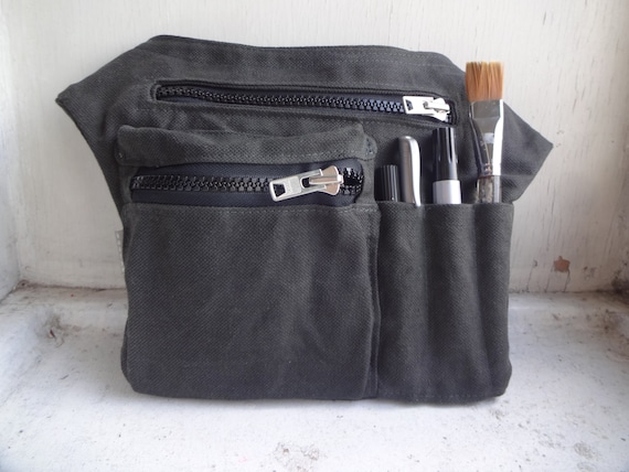 grey bum bag