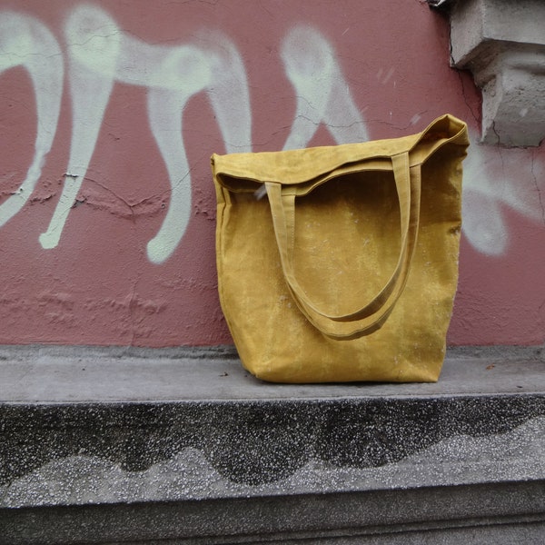 Waxed Cotton Bag Etsy