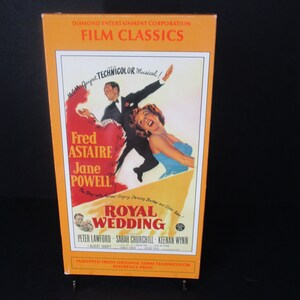 Royal Wedding (1990 VHS, Diamond Film Classics) Fred Astaire, Jane Powell