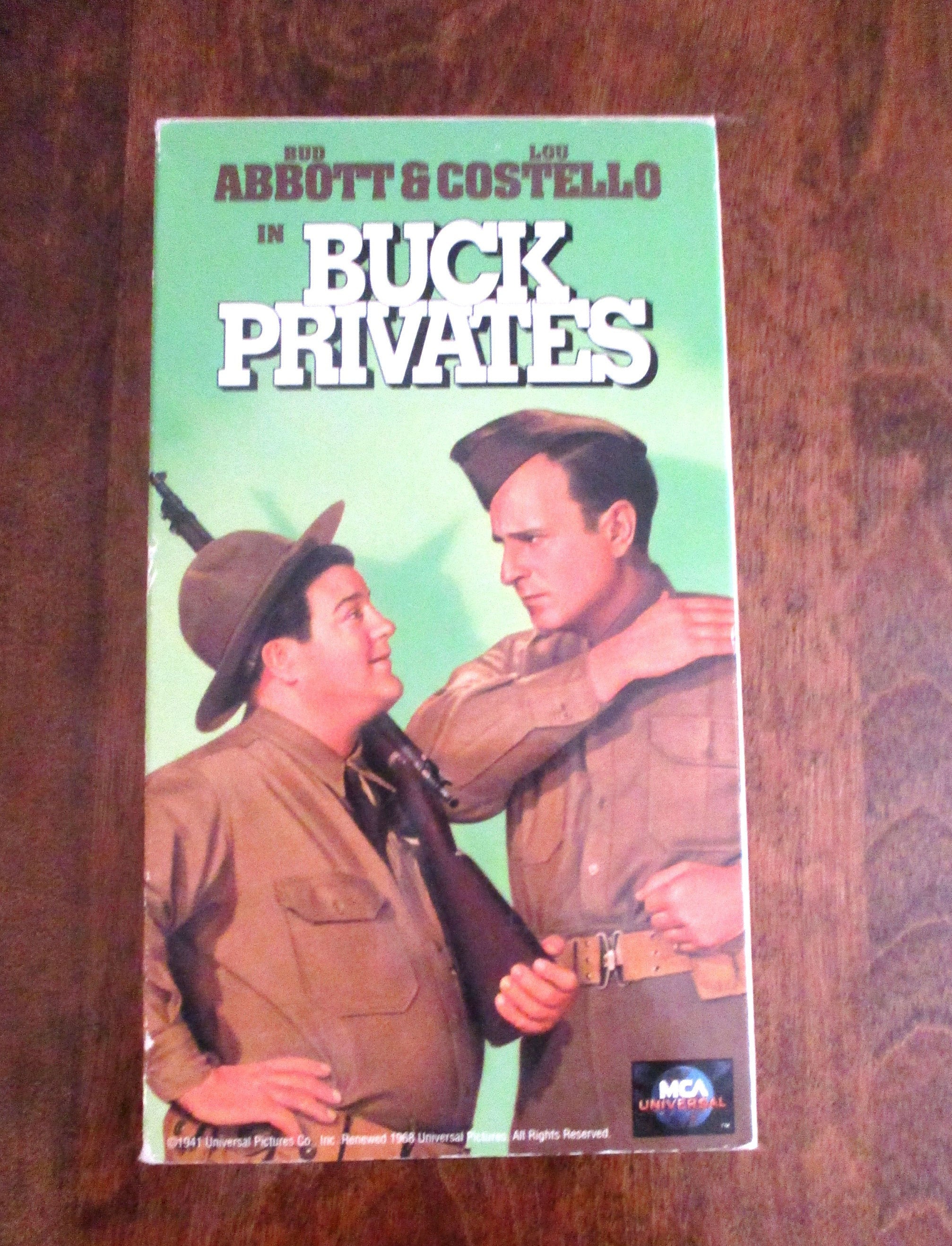 Buck Privates (VHS 1991) Abbott & Costello, The Andrews Sisters