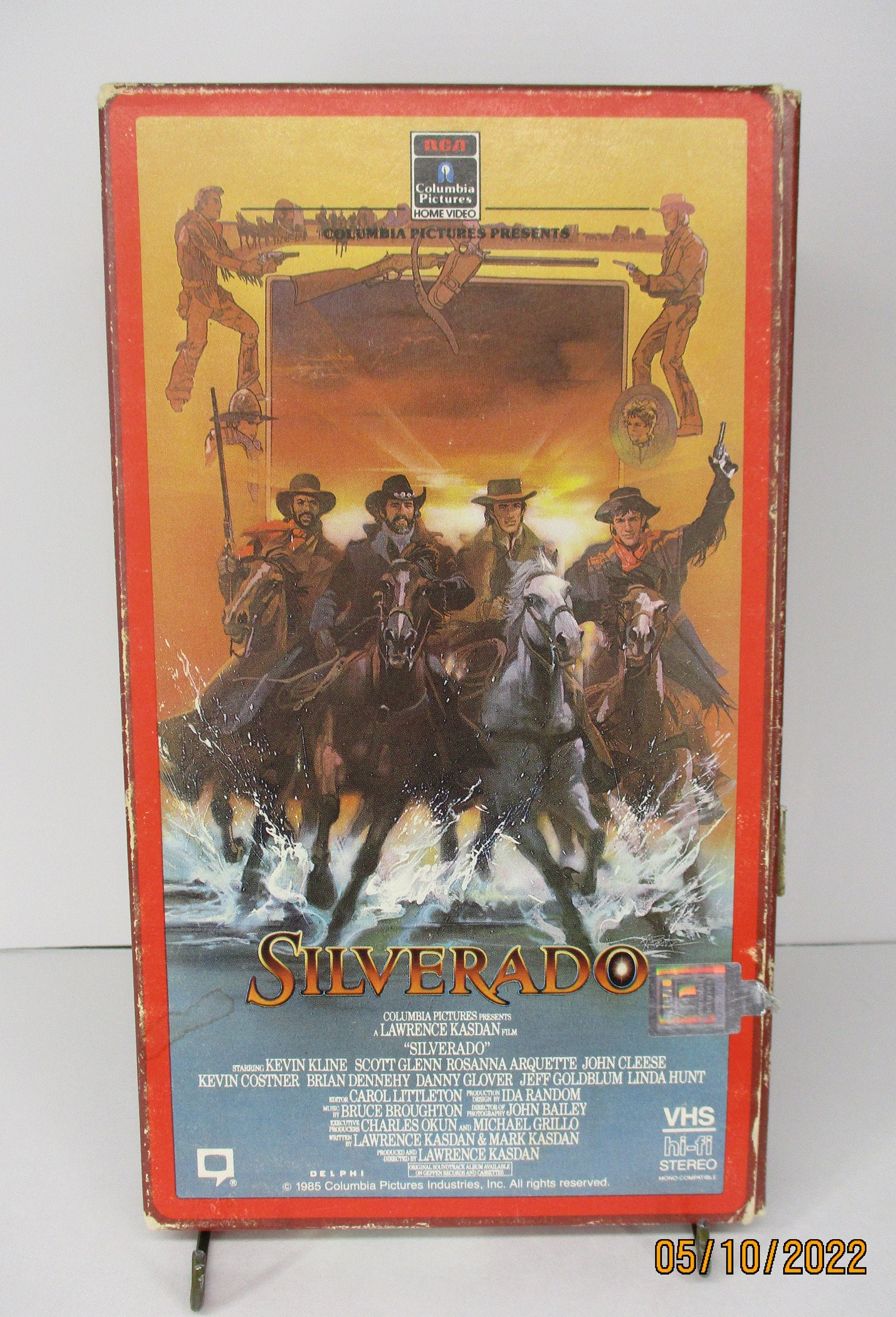 Silverado (VHS 1985) Kevin Costner, Jeff Goldblum - Etsy