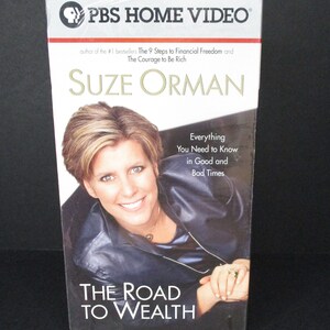 Suze Orman The Road to Wealth (VHS, 2001) PBS Home Video  Brand New
