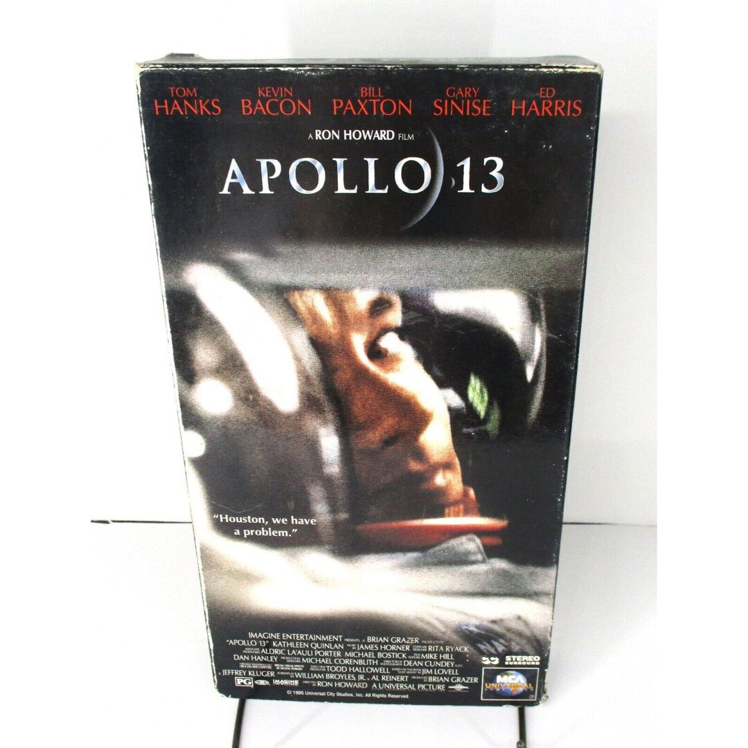Apollo 13 (VHS, 1995) Tom Hanks, Kevin Bacon Space Mission