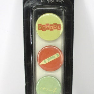 Designer Flair By Magic Scraps School 4 Adhesive Embellishments Brand New
