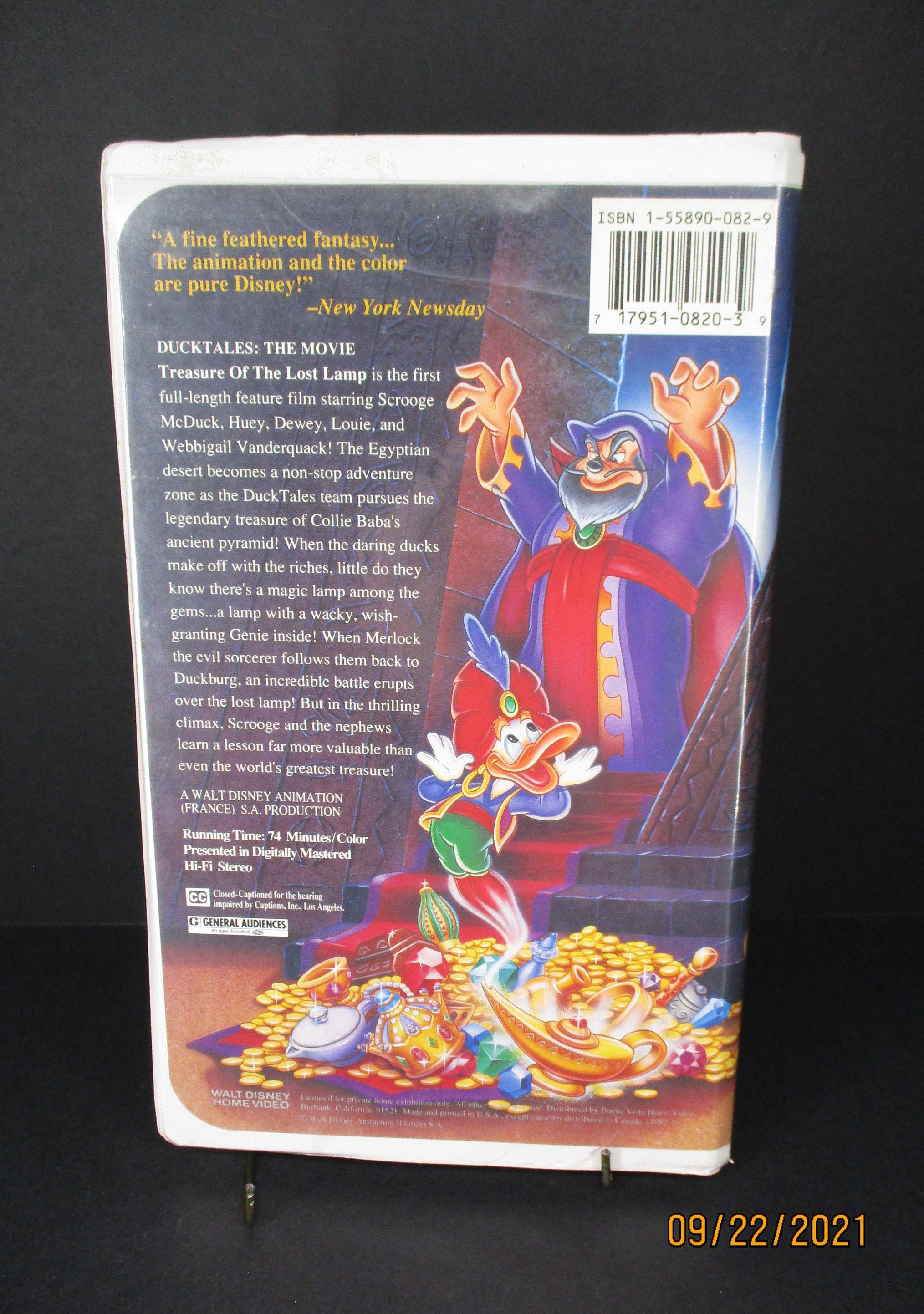 Ducktales the Movie: Treasure of the Lost Lamp (VHS, 1991) Christopher ...