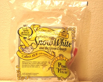 McDonald's-Happy Meal-Disney-Snow White-Prince with Horse-1992-New