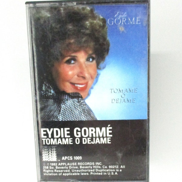 Eydie Gorme Tomame O Dejame (Cassette Tape,  1982, Applause) Spanish