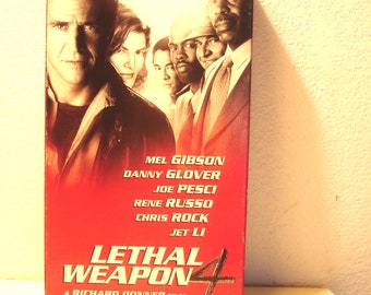 Lethal Weapon 4 (VHS 1998) Mel Gibson, Danny Glover, Rene Russo - Etsy