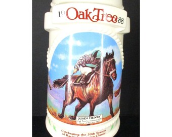 Oak Tree Racing 20th Season 1988 Limited Edition Stein Santa Anita Park