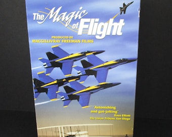 Imax Theaters The Magic Of Flight (CINTA VHS) Narrado por Tom Selleck Aviation