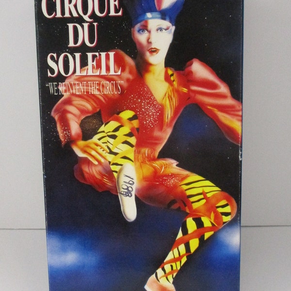 Cirque du Soleil "We Reinvent The Circus (1992 VHS) La Cirque du Soleil