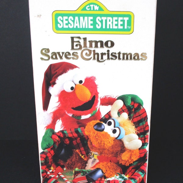 Sesame Street Elmo Saves Christmas (VHS, 1996) Maya Angelou