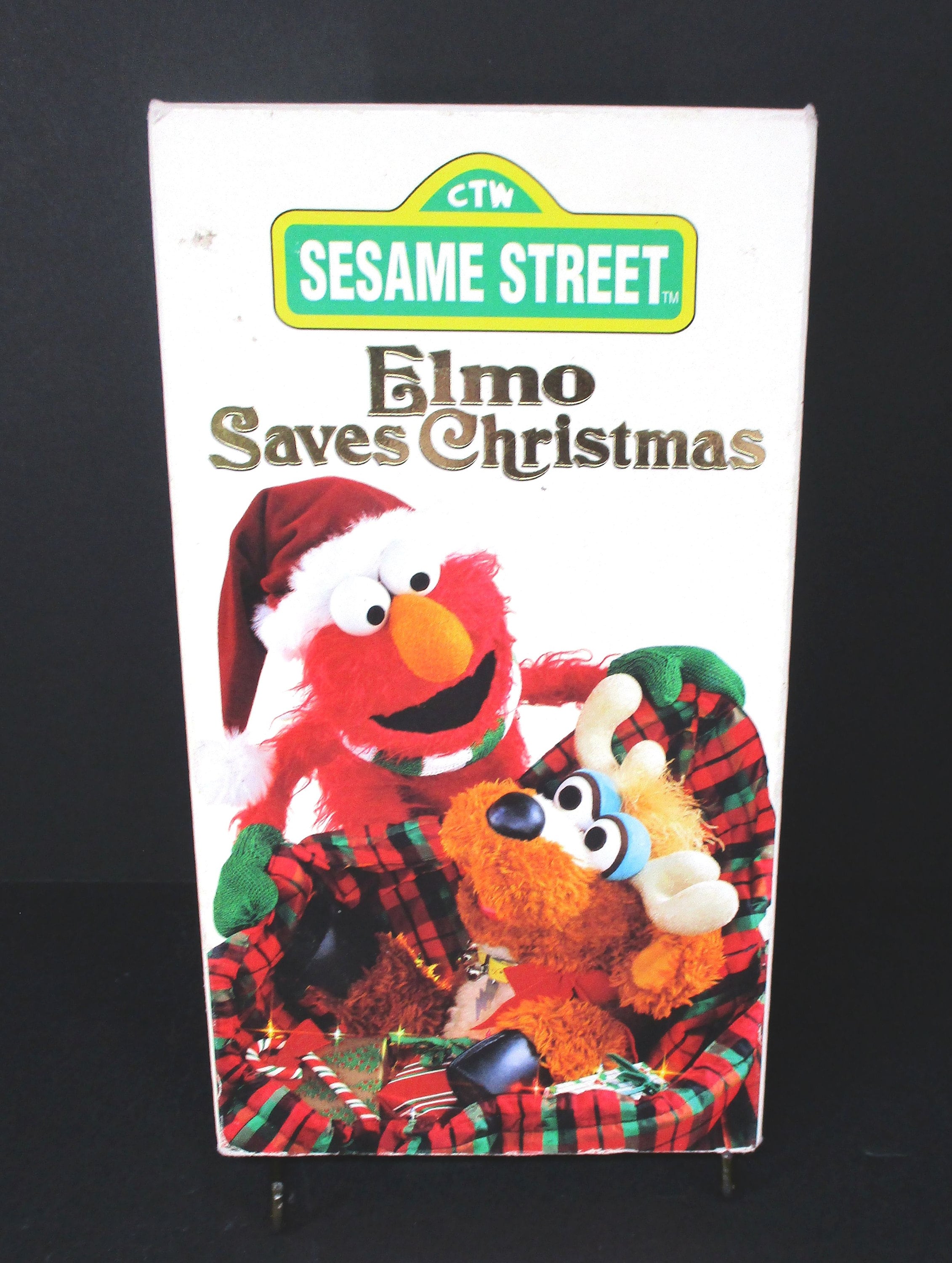 Sesame Street Elmo Saves Christmas VHS 1996 Maya Angelou Etsy UK
