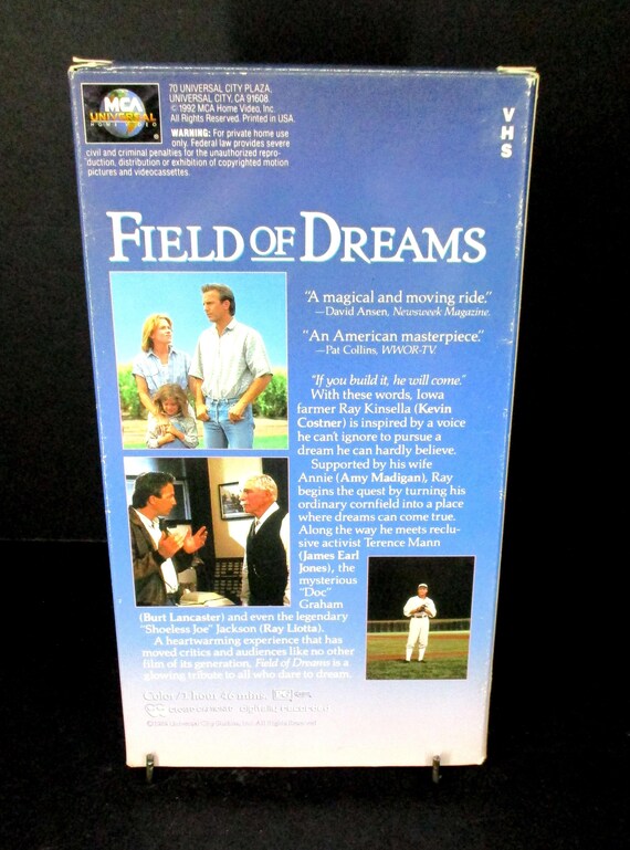 Field of Dreams (VHS, 1989) Timothy Busfield, Burt Lancaster