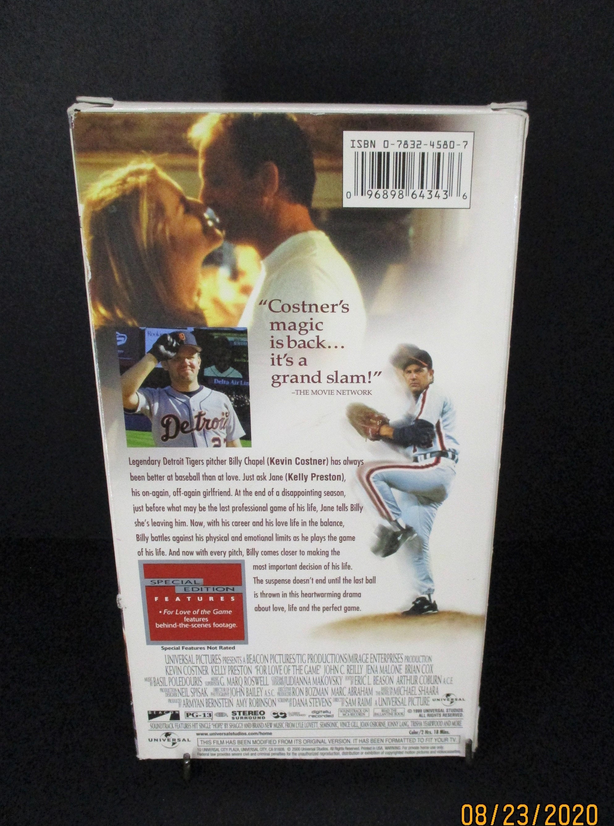 For The Love of The Game 11" X 17" Movie Poster Kevin Costner Kelly Preston 