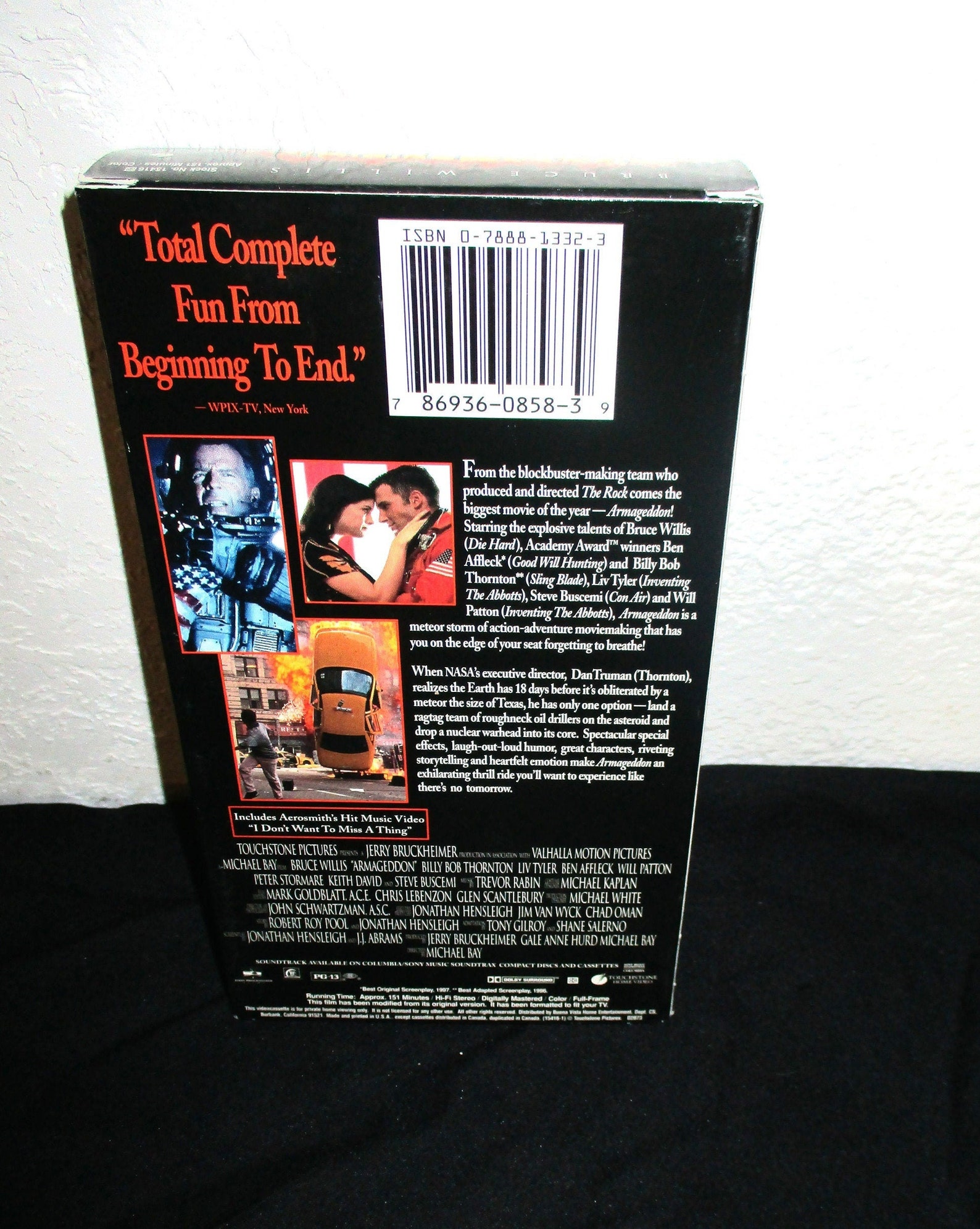 Armageddon VHS1998 Michael Clarke Duncan Billy Bob Etsy